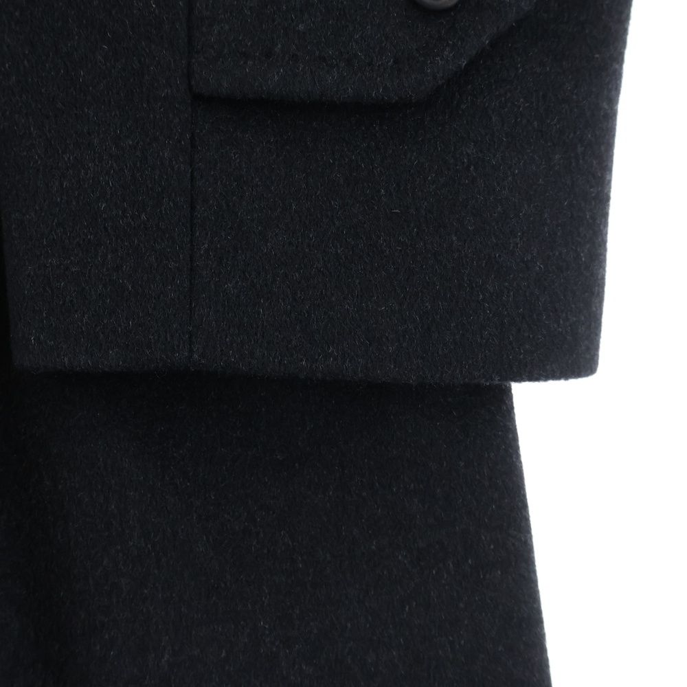 BURBERRY (バーバリー) カシミア ステンカラー コート ブラック BBC55