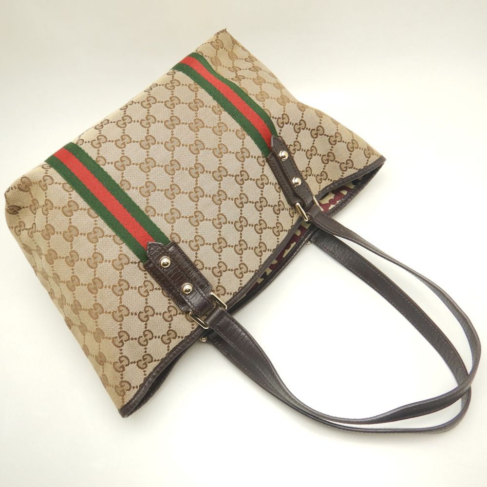 GUCCI グッチ シェリーライン 137396 トートバッグ GGキャンバスx