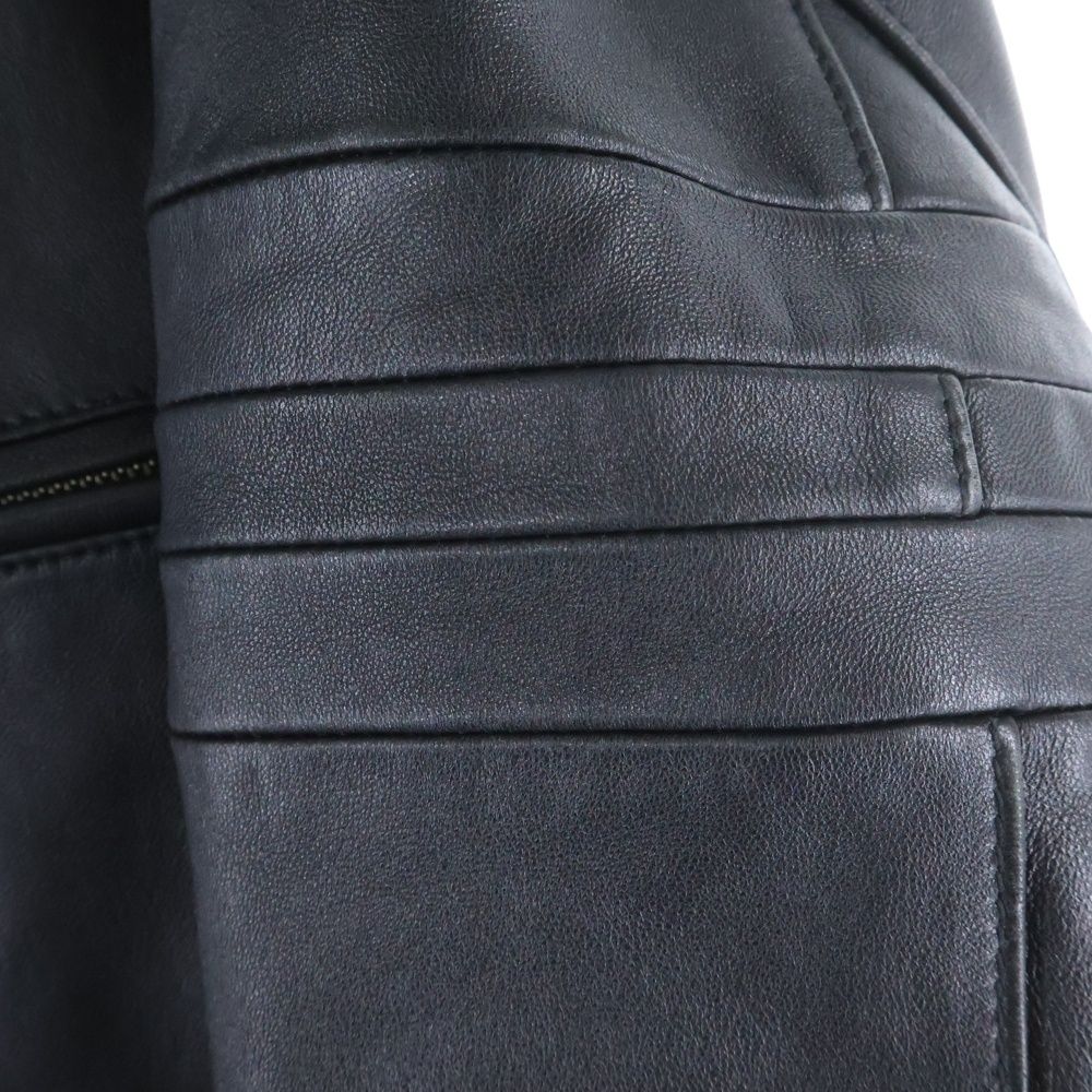 Psycho Bunny (サイコバニー) シングルライダース エンボスロゴレザー