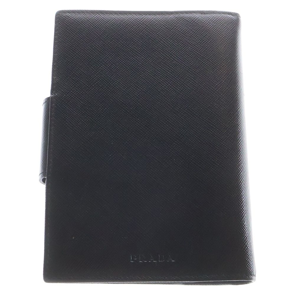 PRADA (プラダ) 手帳カバー ブックカバー ノート バインダー ブラック