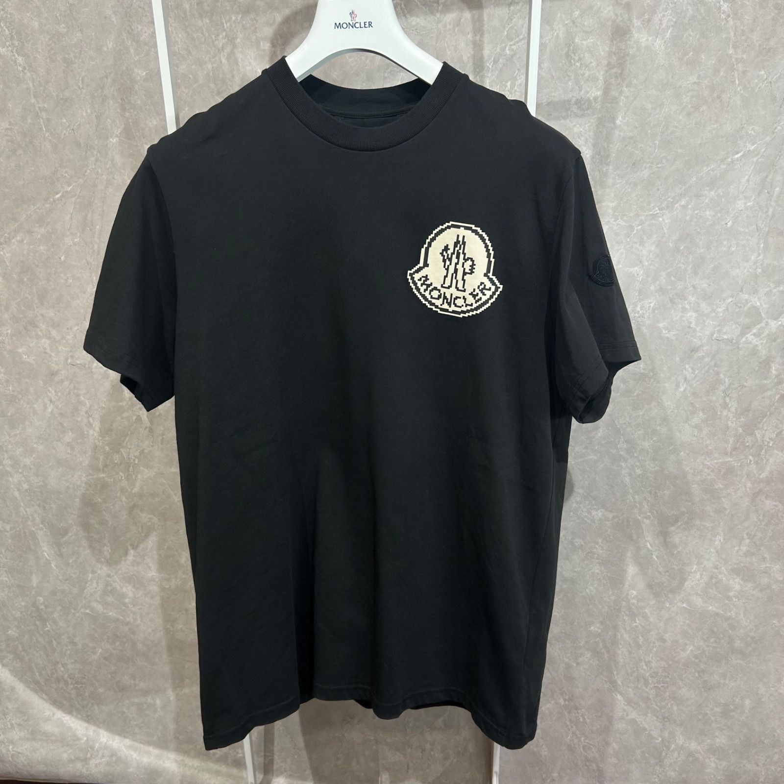 MONCLER モンクレール 半袖 Tシャツゴシックロゴ黒L - メルカリ