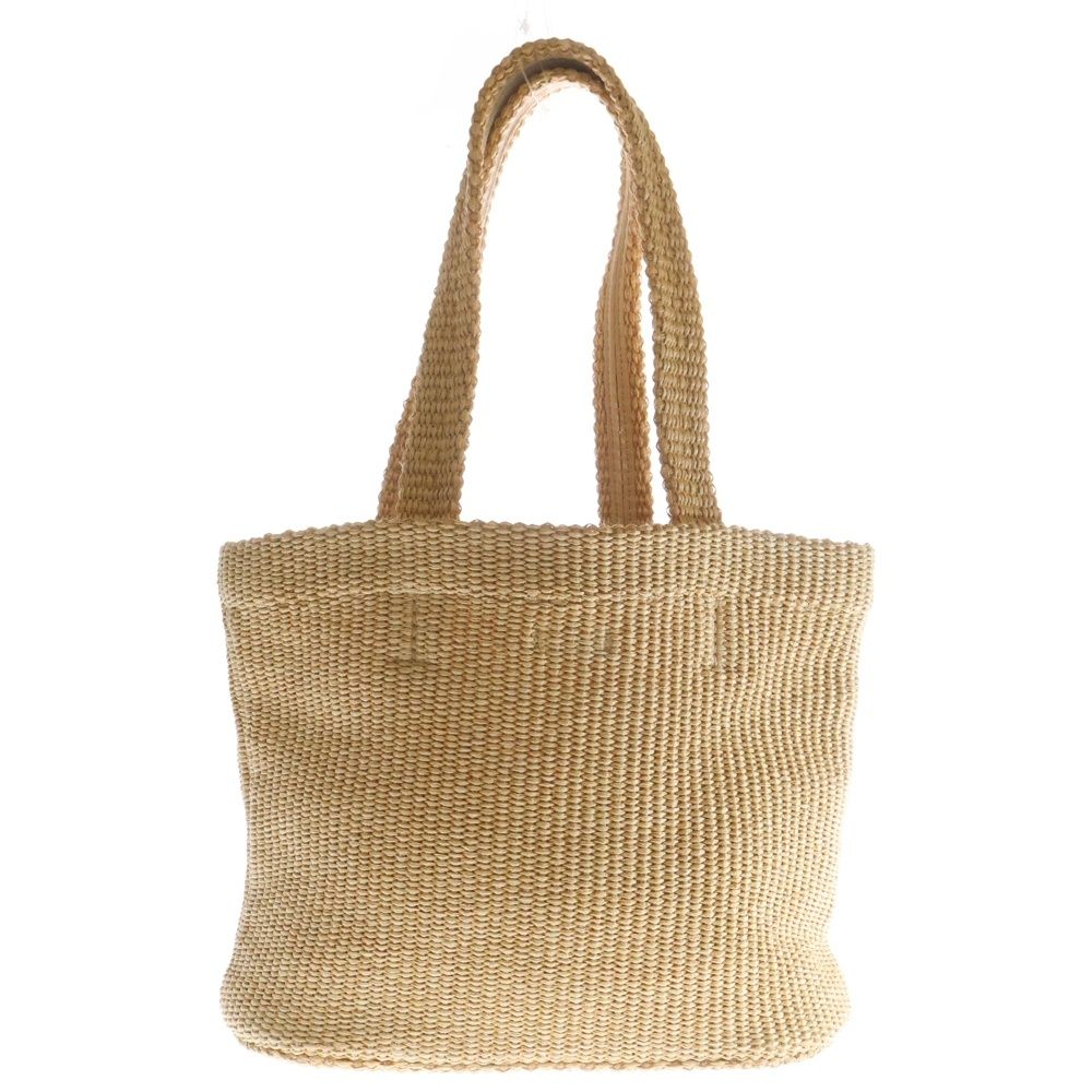 JIMMY CHOO (ジミーチュウ) ビーチ ラフィア カゴ ハンド トートバッグ