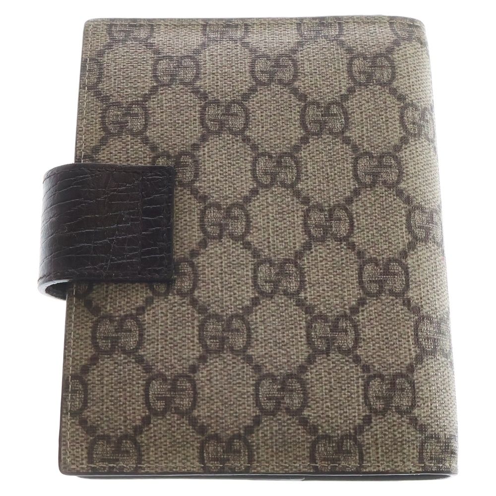 GUCCI (グッチ) GGスプリーム 手帳カバー ブックカバー バインダー