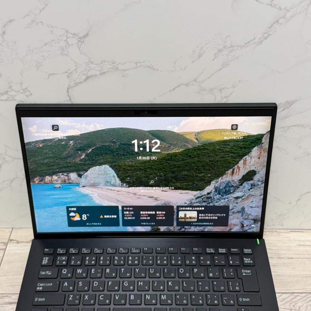 ☆軽量 第10世代i3 VAIO Pro PK ノートPC win11 SSD Office付き 即納
