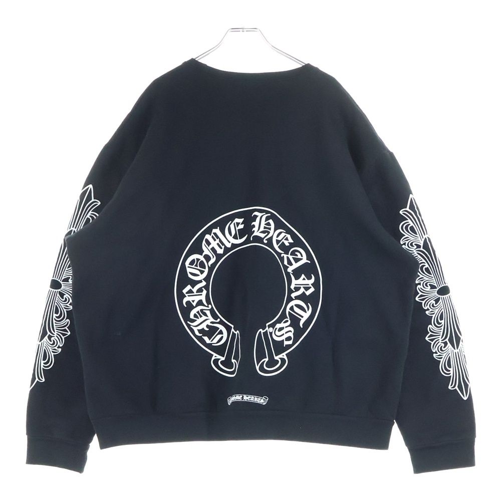 CHROME HEARTS (クロムハーツ) Horseshoe Crewneck Sweatshirt ホース