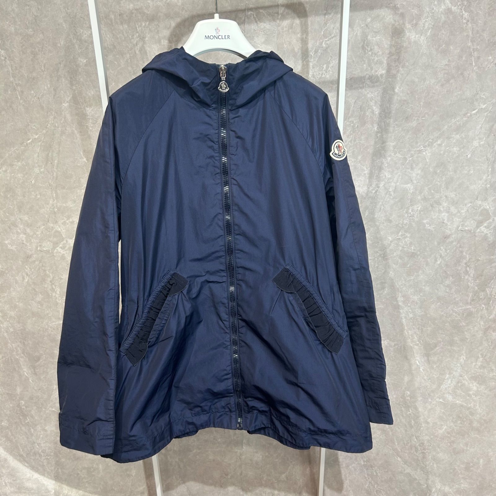 大人OK】MONCLER モンクレール ナイロンパーカーFRAISIER ネイビー14A