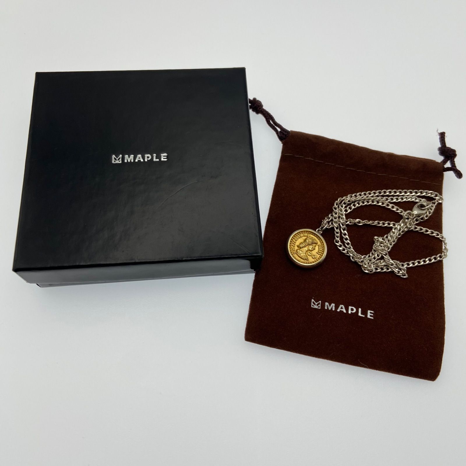 MAPIE×MONKEY TIME メイプルモンキータイム COIN NECKLACE コイン 