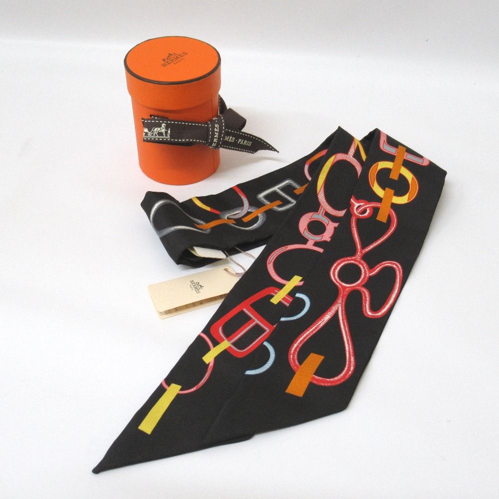 Tj966612 エルメス HERMES ツイリースカーフ シルク100％ 063951S 03