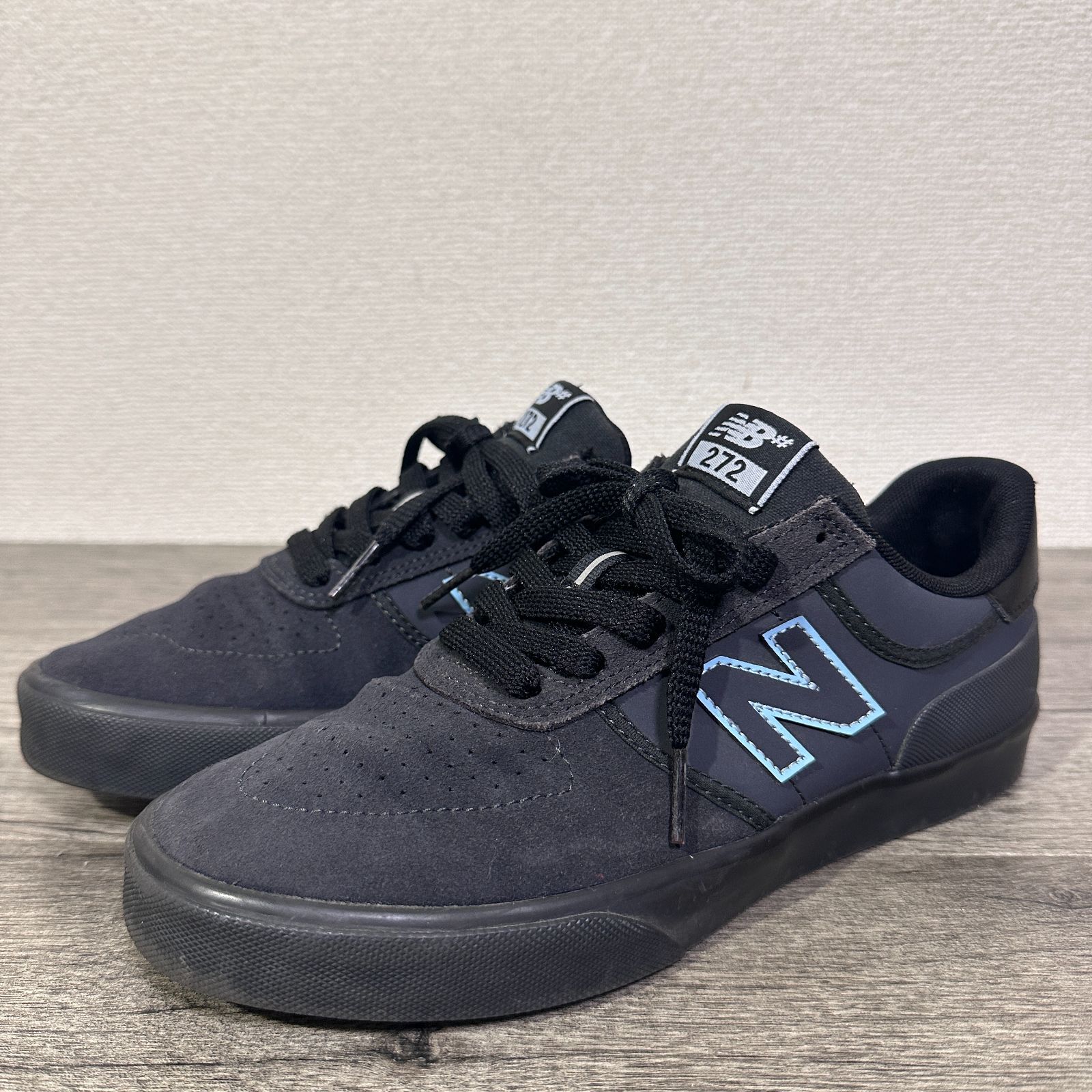 New Balance ブラック スニーカー New Balance ヌメリック NM272GGB スニーカー スケシュー 24.5cm 黒