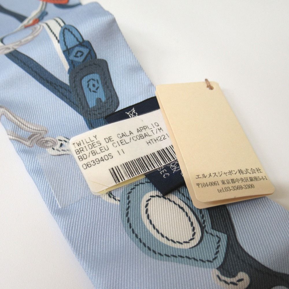 Tj966614 エルメス HERMES ツイリースカーフ シルク100％ 063940S 11