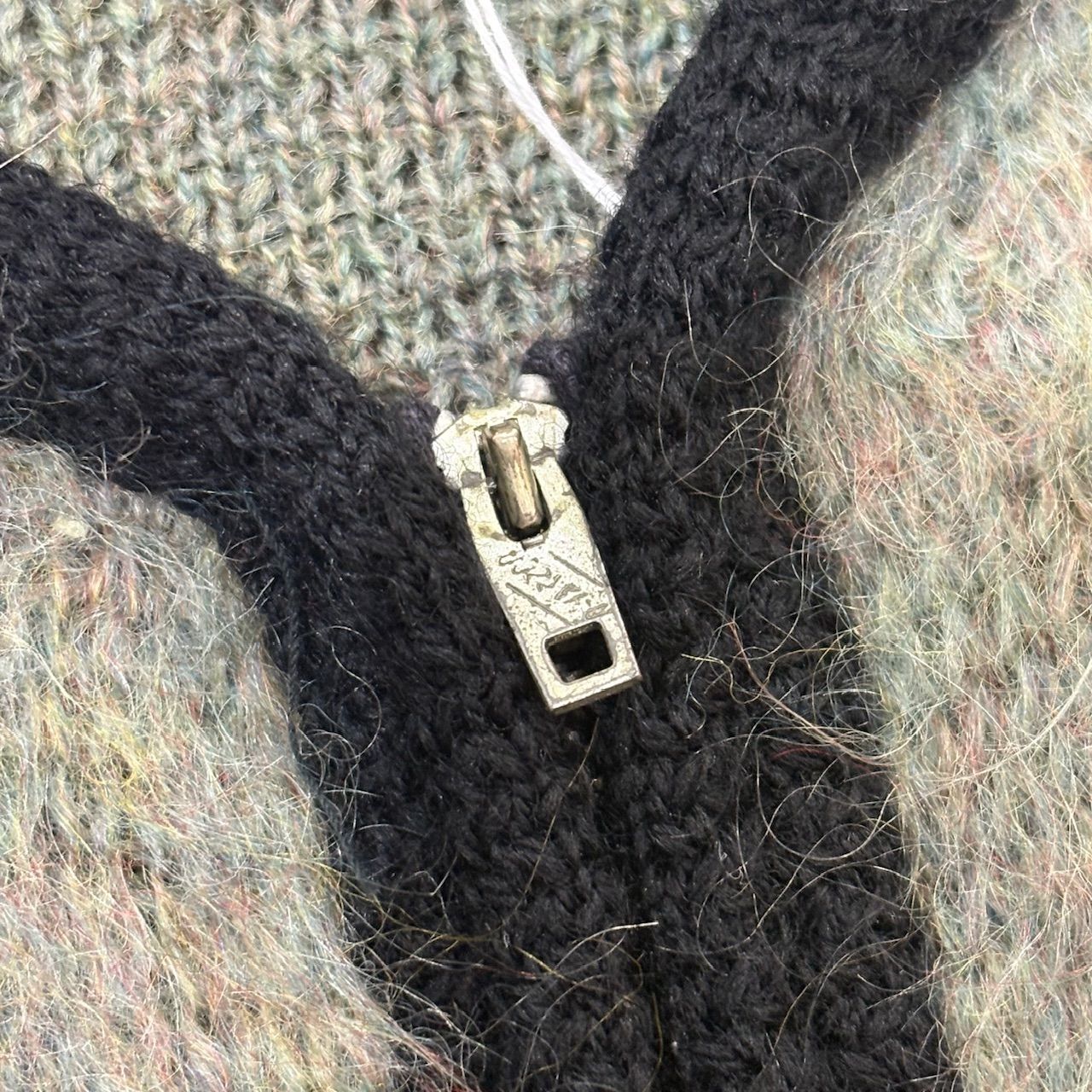 Alps】〜60s Mohair Zip Up Cardigan M 