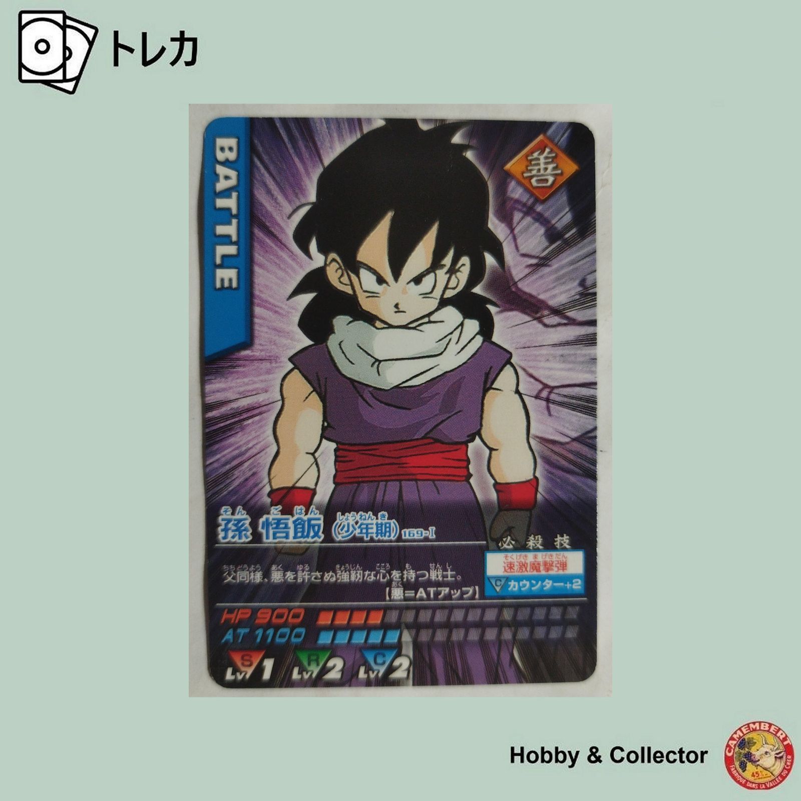 孫悟飯(少年期) 169-I ドラゴンボールZ データカードダス ( #1527