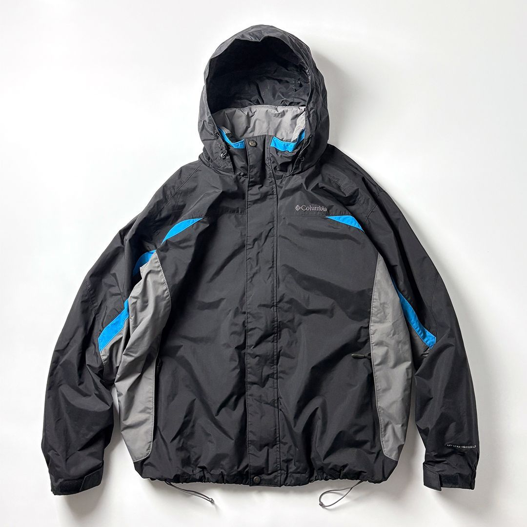 Columbia コロンビア ナイロンジャケット XL ブラック 黒 撥水 速乾