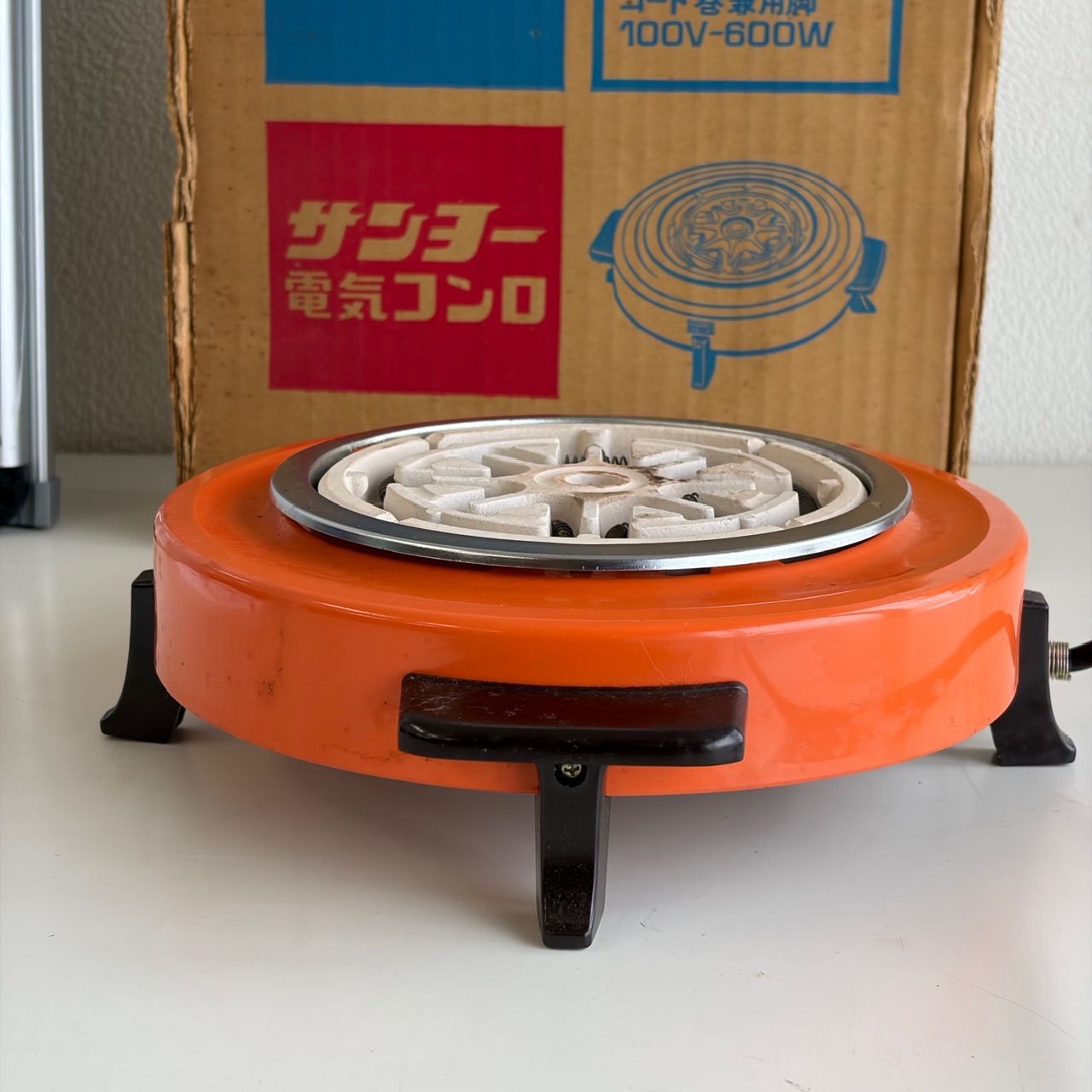 動作確認済/元箱付】SANYO サンヨー 丸型電気コンロ SH-7 100V 600W