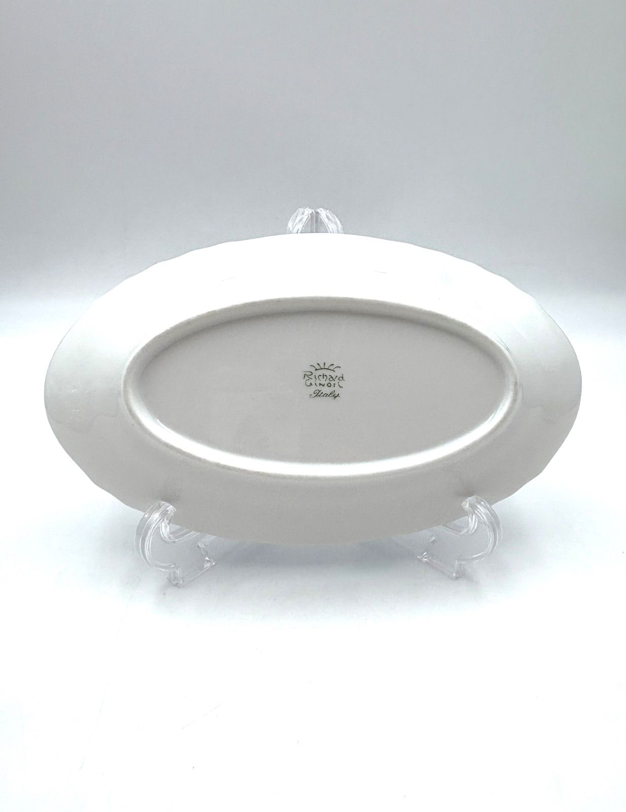 Richard Ginori リチャードジノリ ローズブルー ピクルスオーバル 23cm