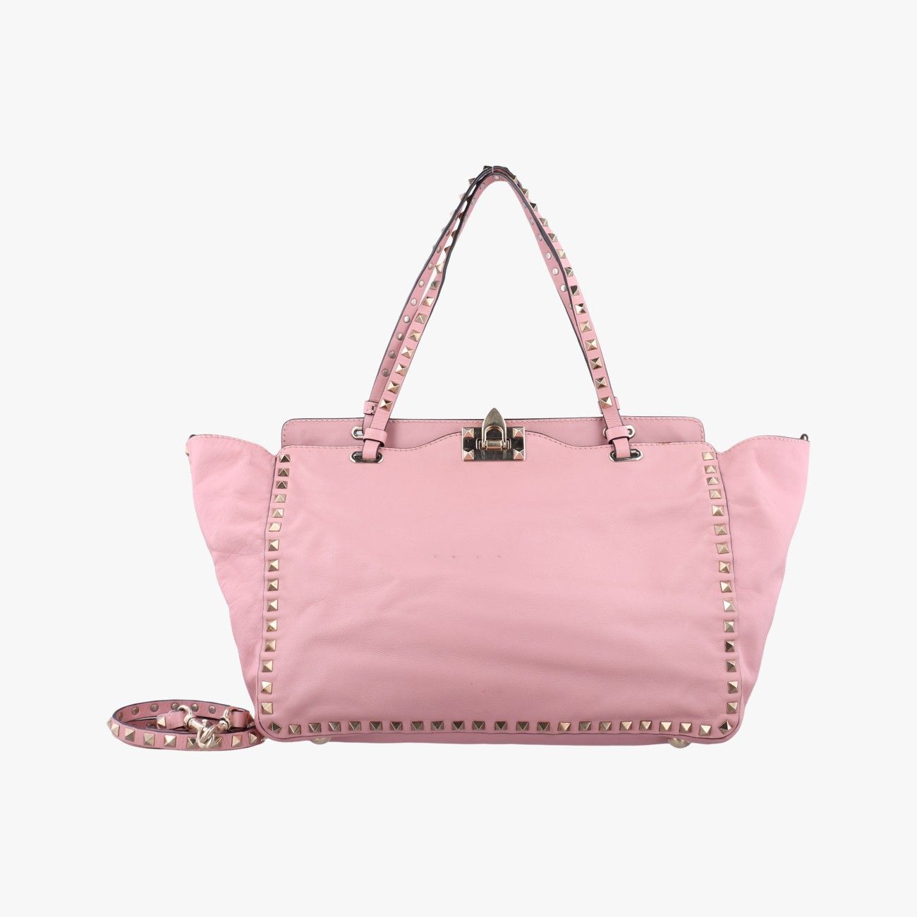 ヴァレンティノValentinoロックスタッズ ピンク レザー BS-D970BOL3