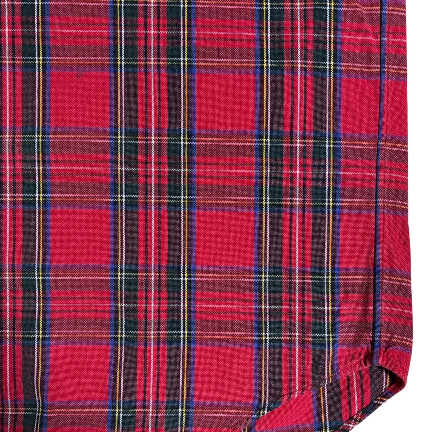 古着 90s Ralph Lauren BIG SHIRT Oxford Tartan Check Shirt ラルフ