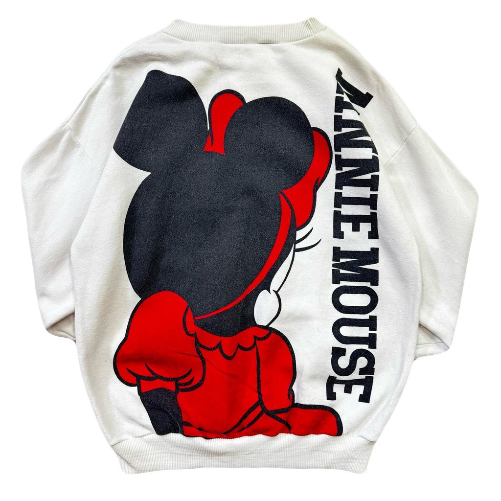 80s WALT DISNEY COMPANY MINNIE MOUSE ミニーマウス 大判プリント