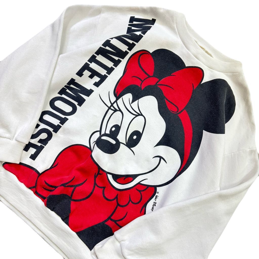 80s WALT DISNEY COMPANY MINNIE MOUSE ミニーマウス 大判プリント