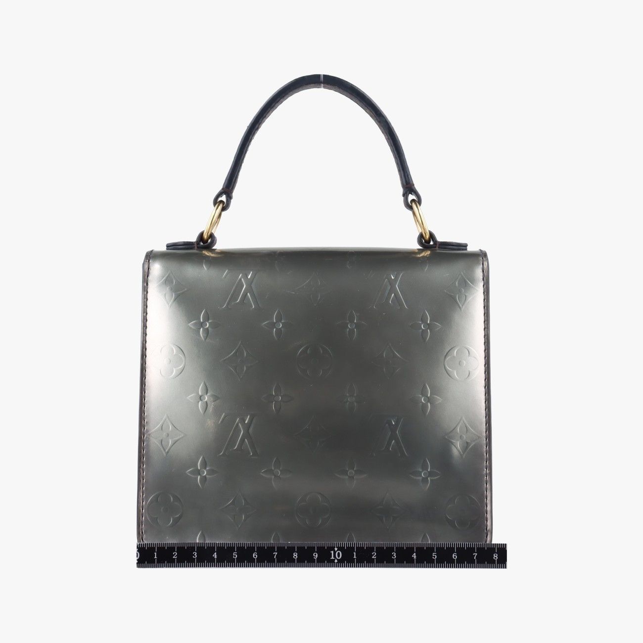 ルイヴィトンLouis VuittonスプリングストリートPM シルバー×ブラウン