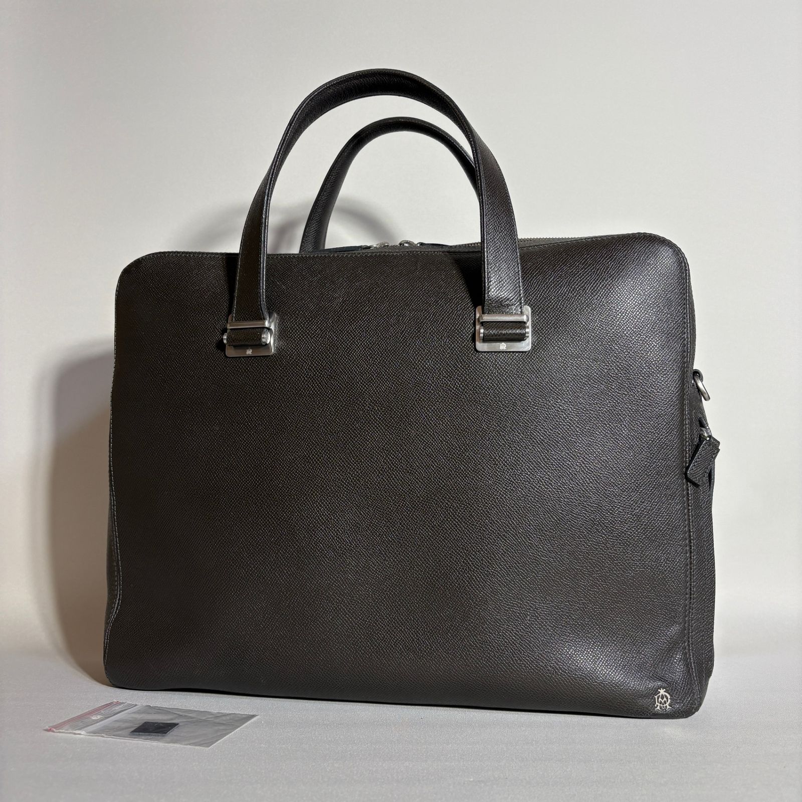 2601-178｜ダンヒル カドガン ビジネスバッグ レザー ダークブラウン