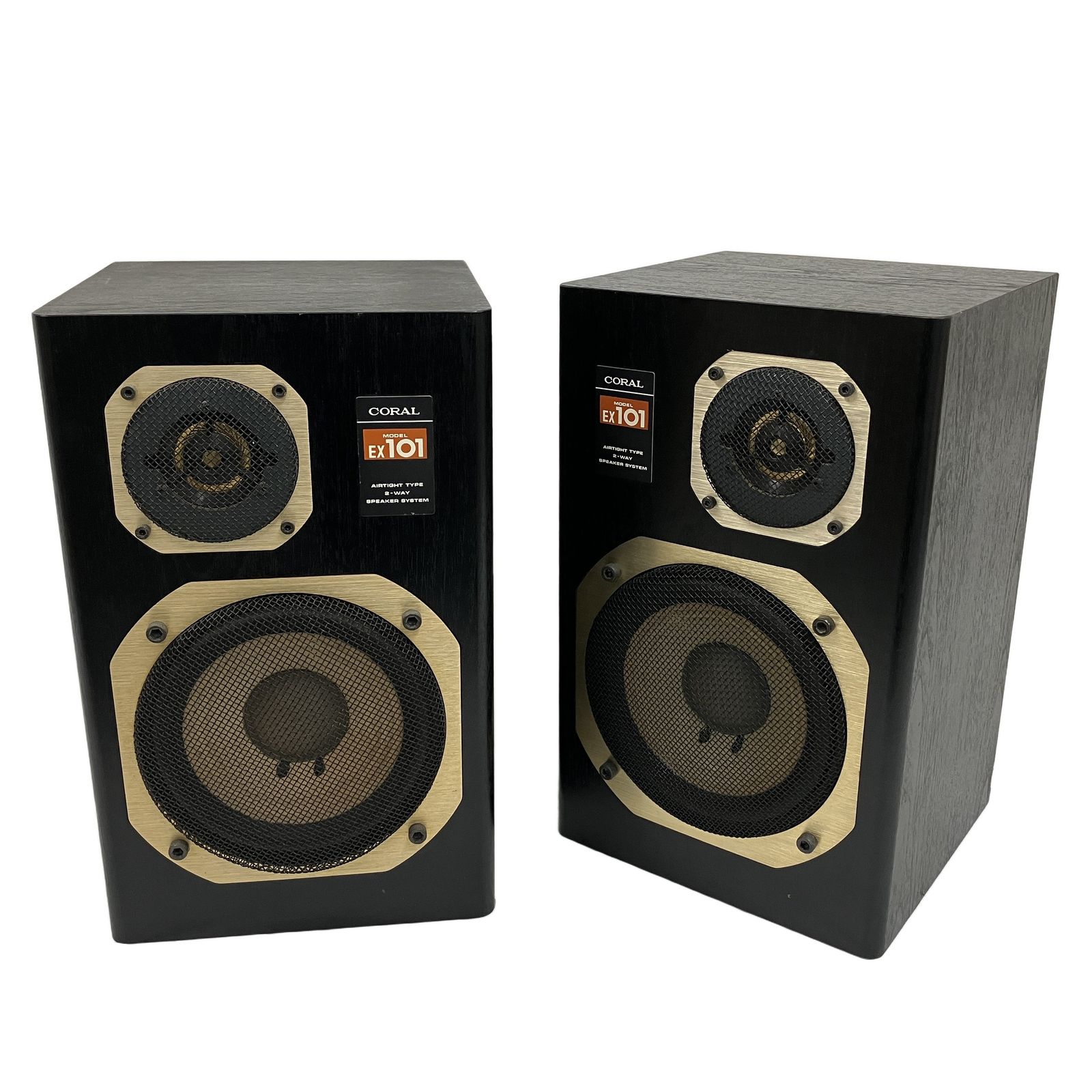 CORAL EX-101 スピーカーペア コーラル 音響機材 オーディオ 中古