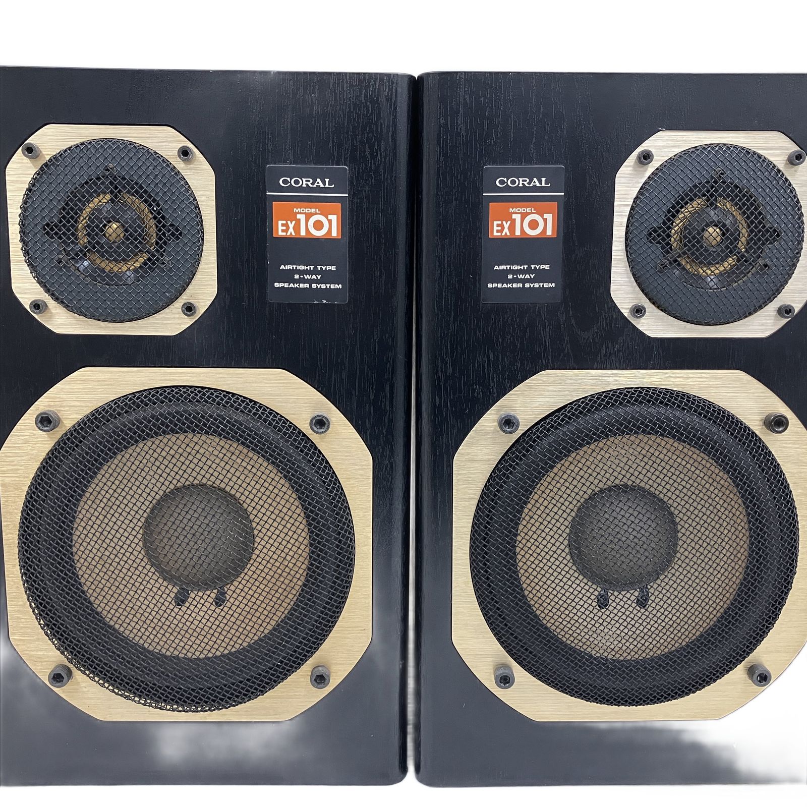 CORAL EX-101 スピーカーペア コーラル 音響機材 オーディオ 中古