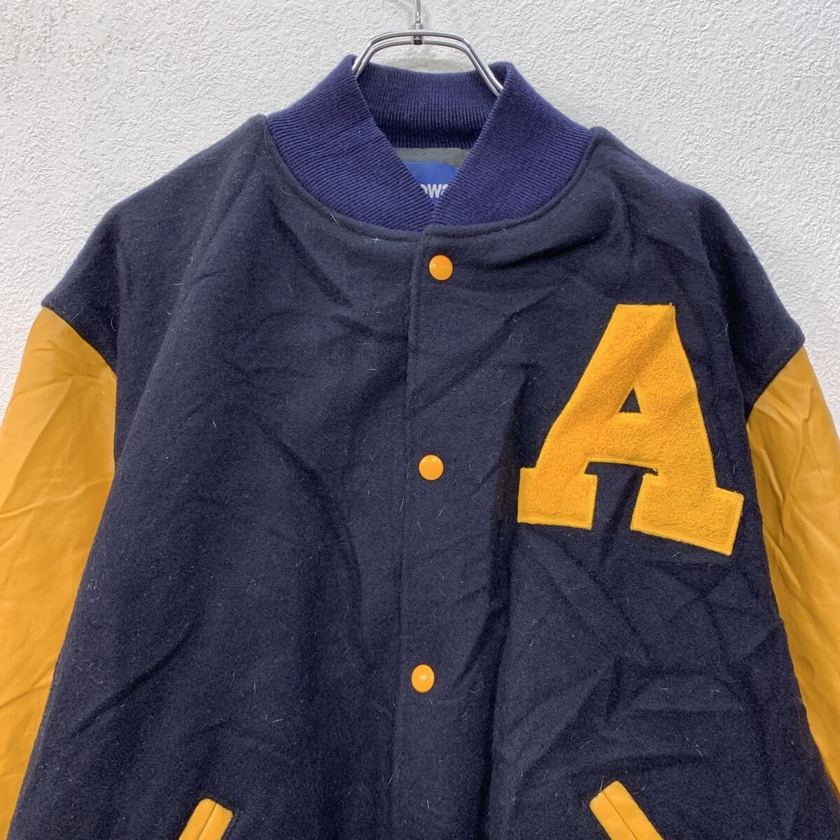 USA製 Holloway スタジアムジャケット XL ネイビー イエロー