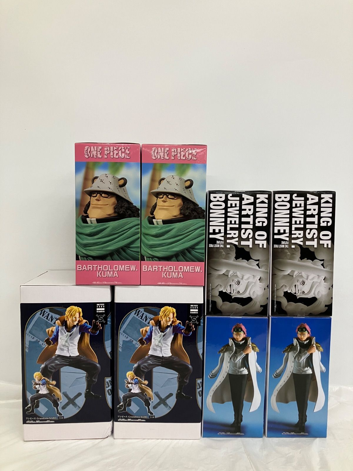 未開封 ONE PIECE ワンピース フィギュア まとめ 4種8個セット LF2048