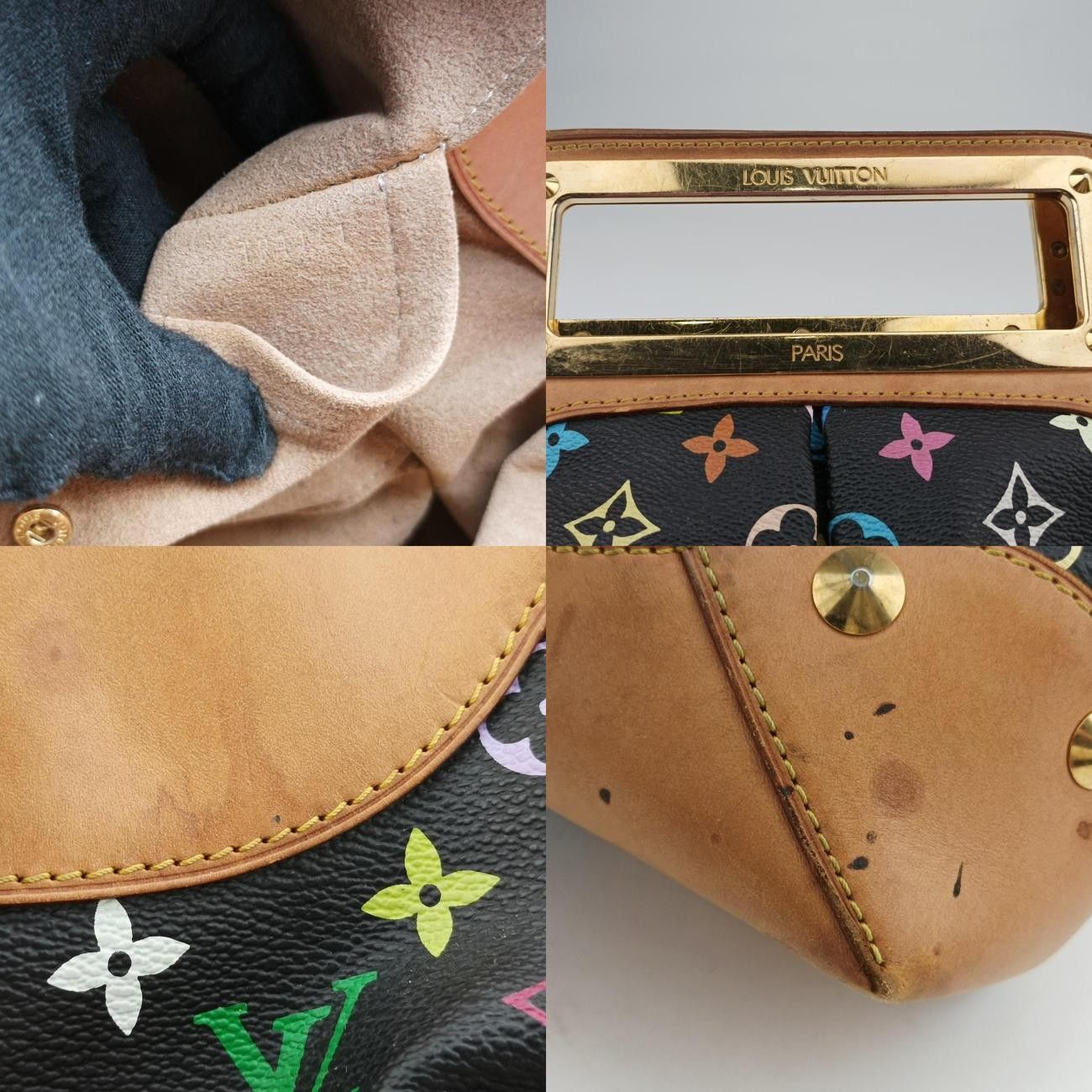 ルイヴィトンLouis VuittonジュディMM ノワール モノグラム マルチ