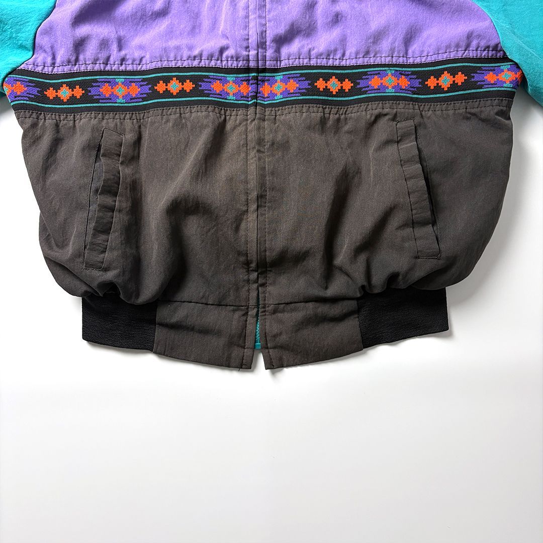 サンタフェジャケット スイングトップ ネイティブ柄 USA製 XL 90s