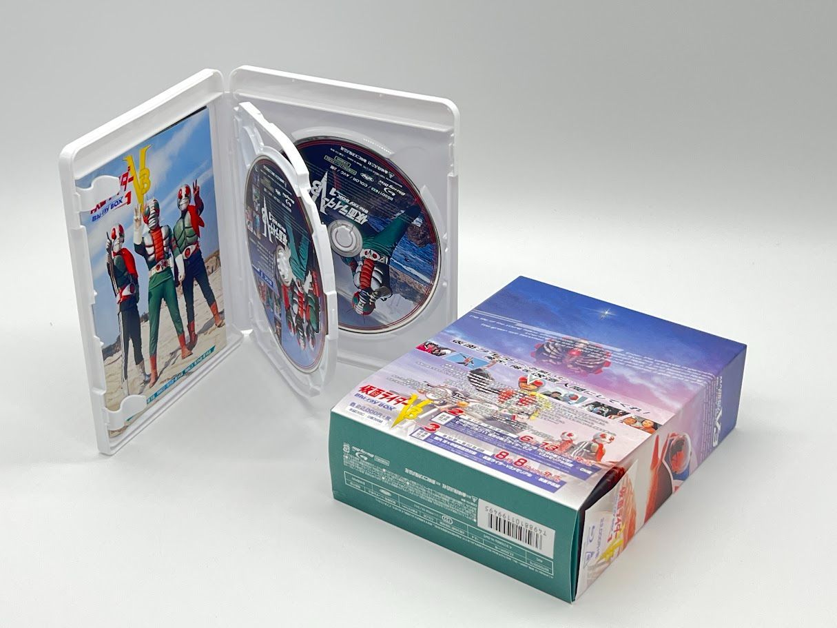 美品/初回版】BD ブルーレイ 仮面ライダーV3 Blu-ray BOX 1 全巻収納 