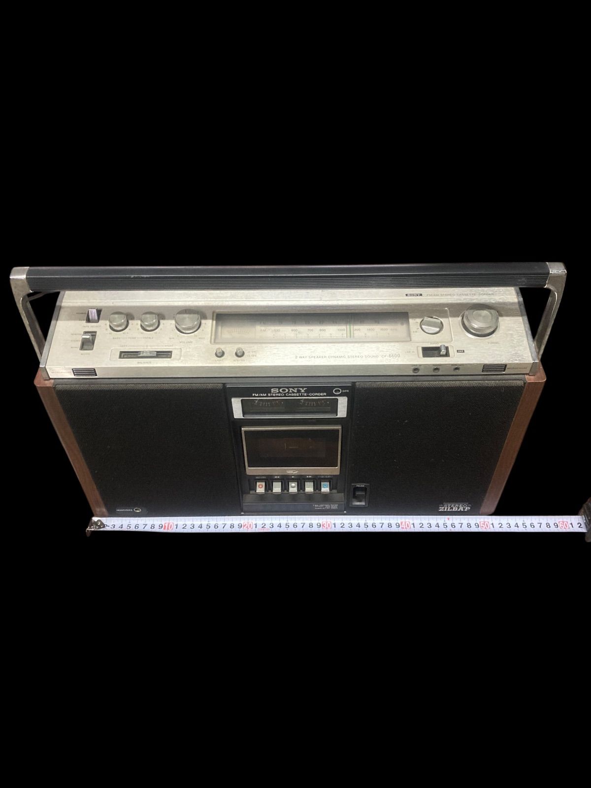 希少 1978年 FM/AMステレオカセットコーダー ZILBAP ジルバップ ソニー