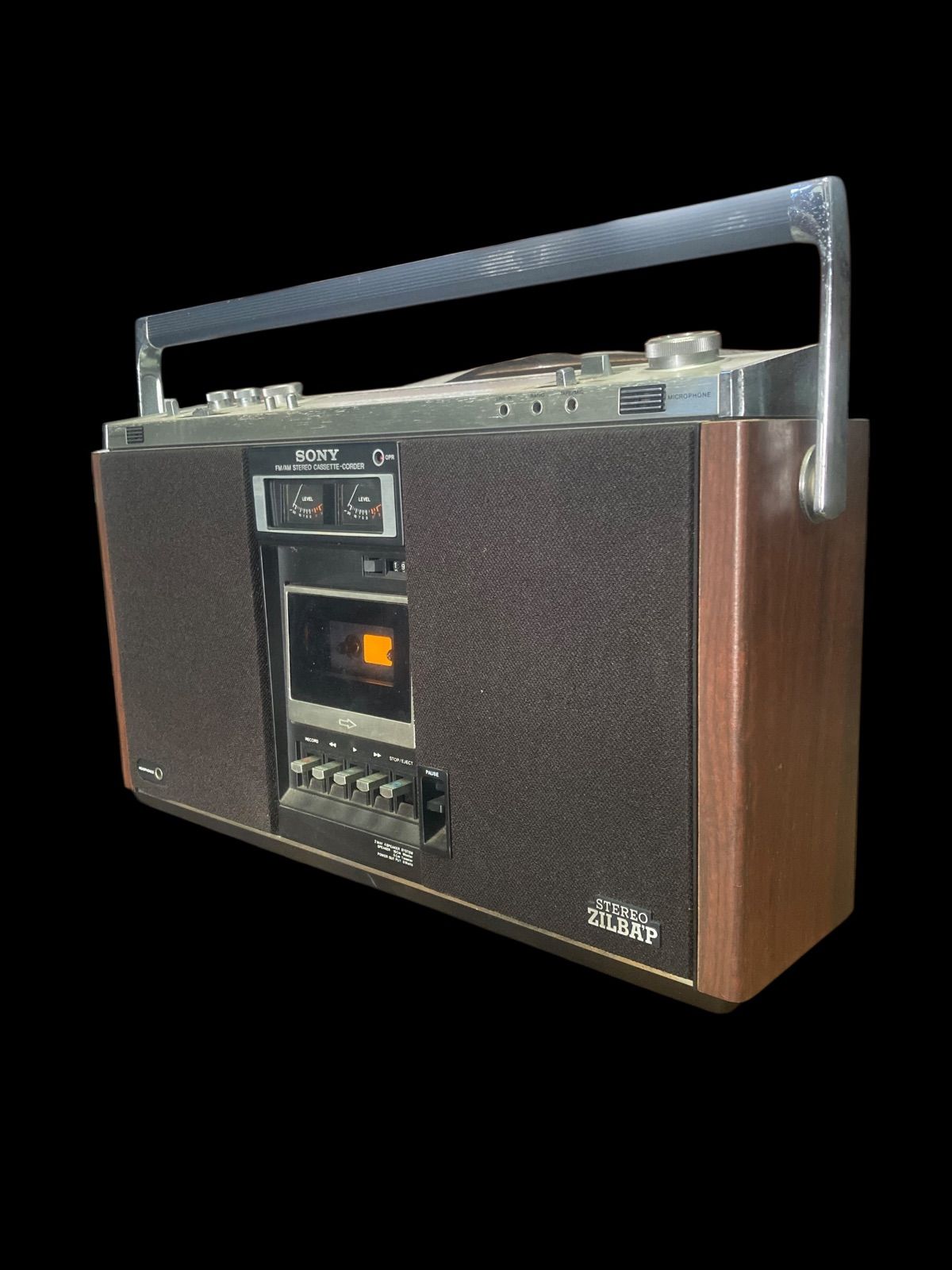 希少 1978年 FM/AMステレオカセットコーダー ZILBAP ジルバップ ソニー
