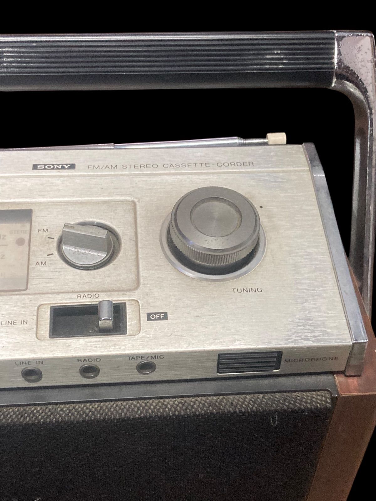 希少 1978年 FM/AMステレオカセットコーダー ZILBAP ジルバップ ソニー