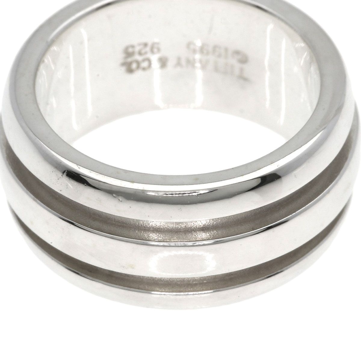 TIFFANY&Co. ティファニー グルーブド リング・指輪 SV レディース