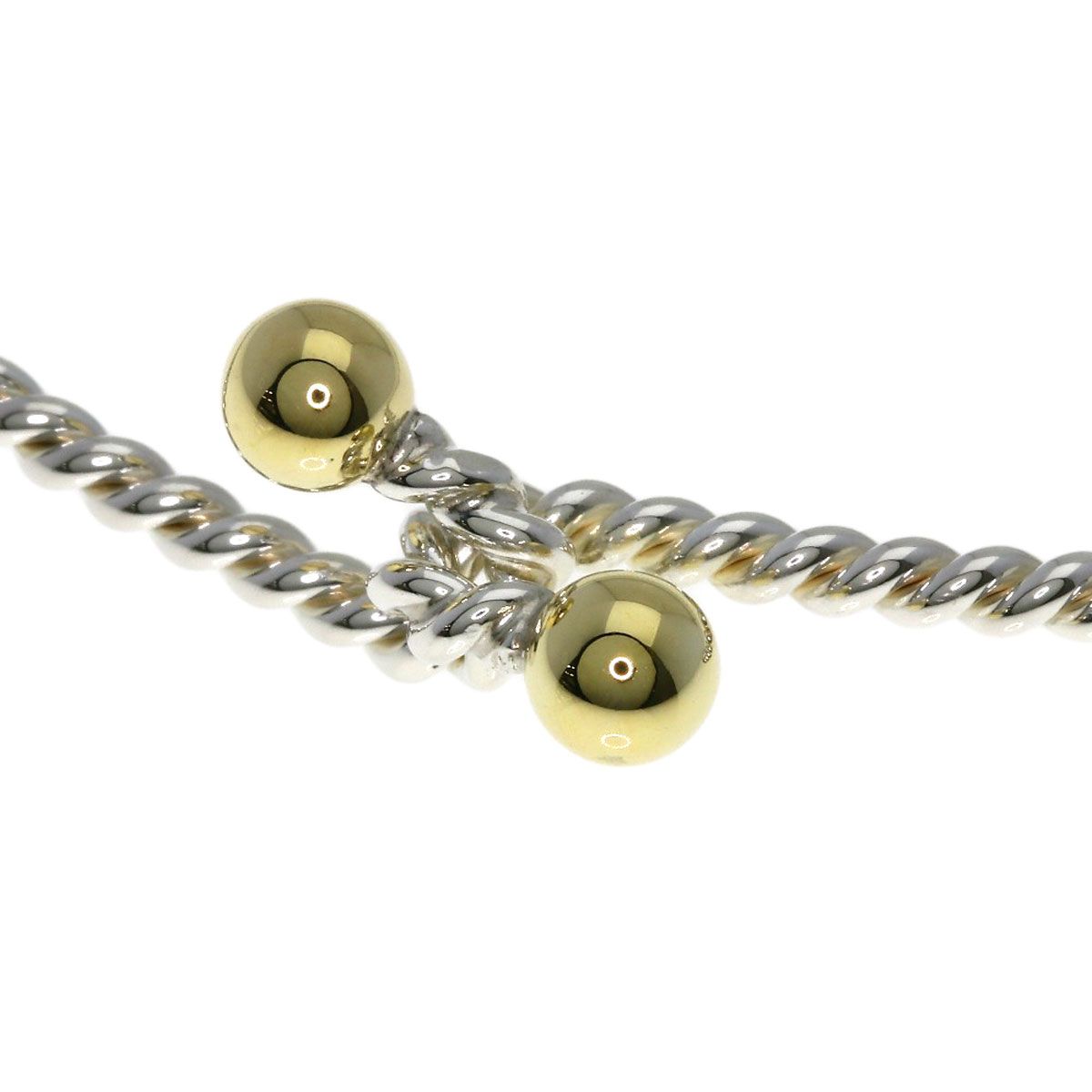 TIFFANY&Co. ティファニー ダブルアイ ツイスト ブレスレット SV K18YG