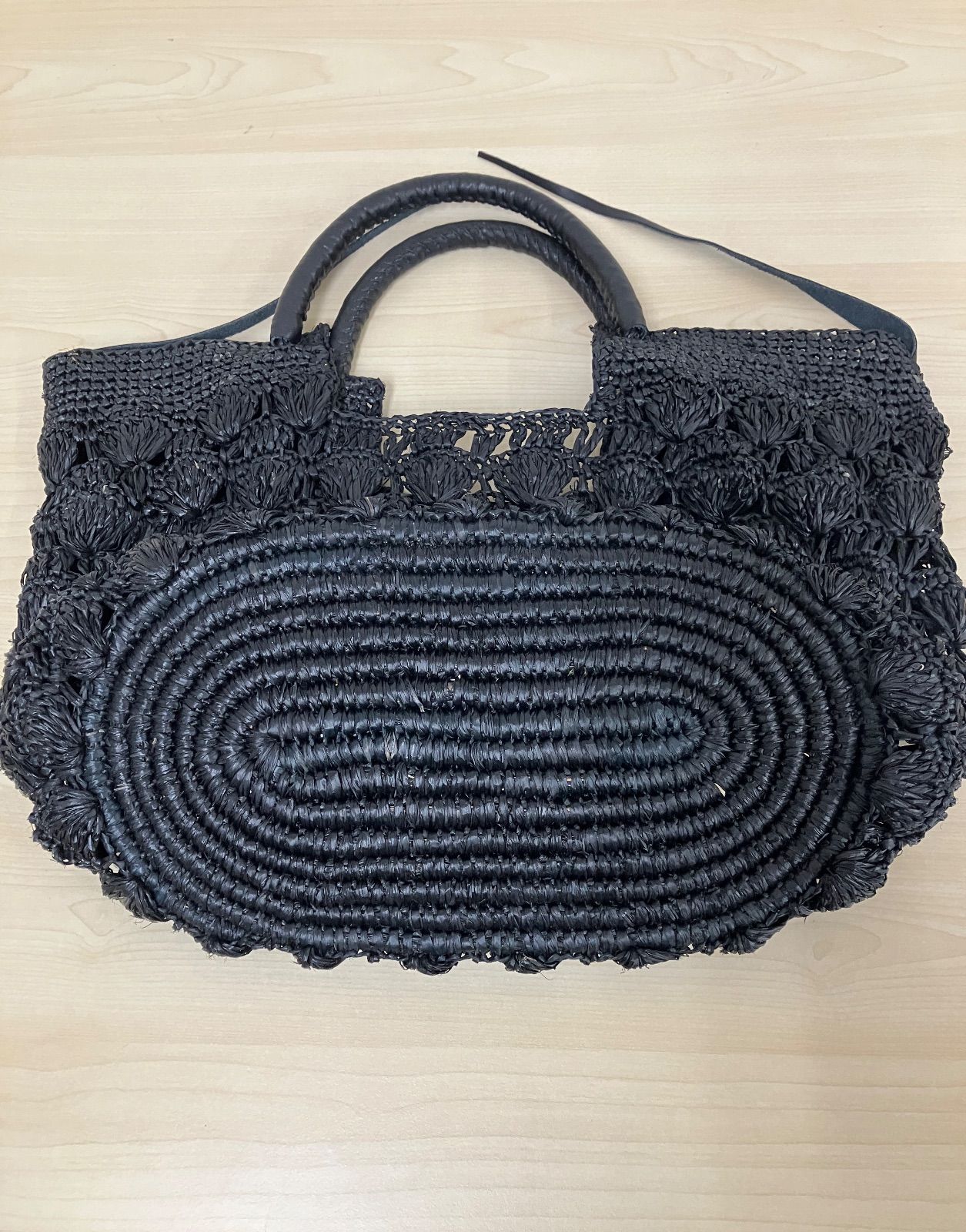 P/a point etc アポワンウテセ ラフィアバッグ - メルカリ