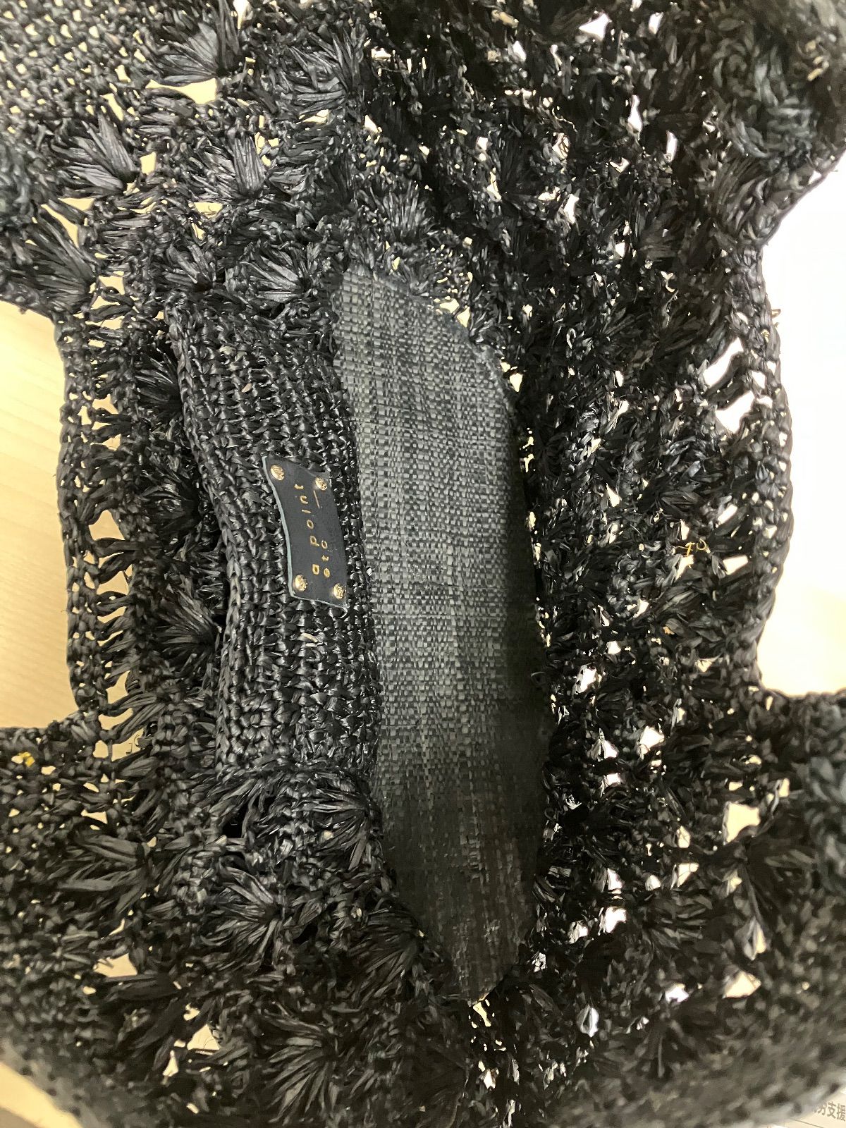 P/a point etc アポワンウテセ ラフィアバッグ - メルカリ