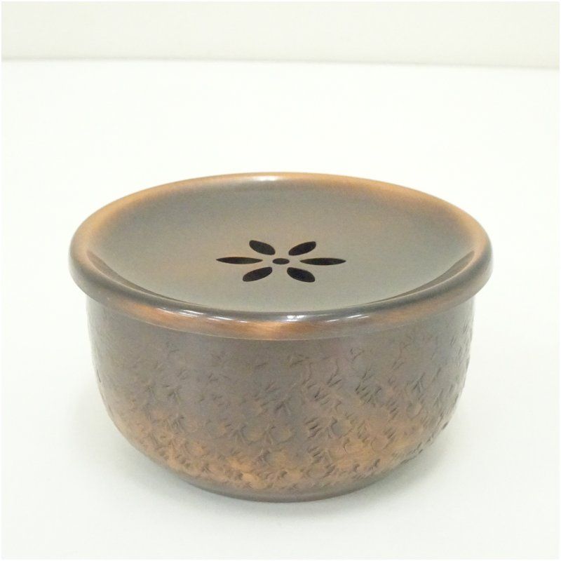 星寛堂製 銅製建水（共箱） 茶道具 茶道 おしゃれ 道具 けんすい