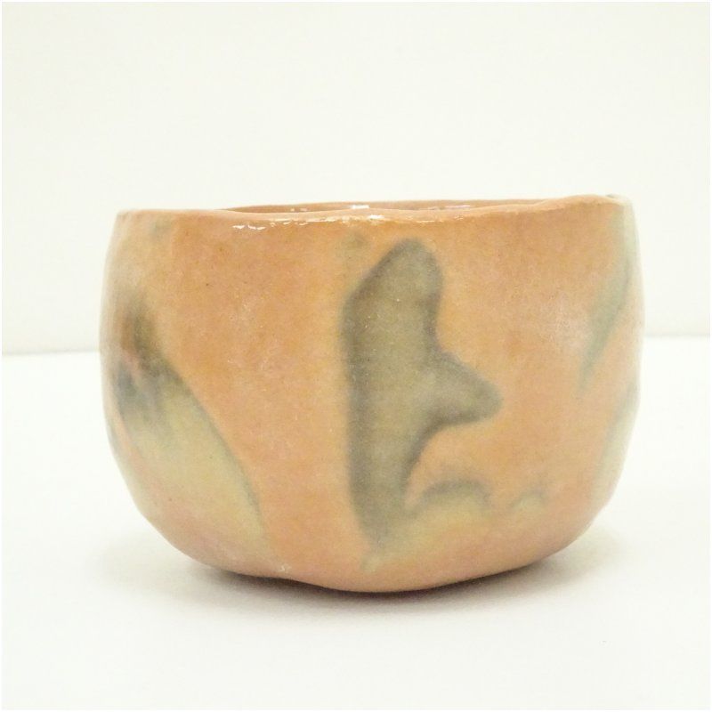 佐々木昭楽造 光悦乙御前写赤楽茶碗（共箱） 茶道 抹茶 おしゃれ 抹茶