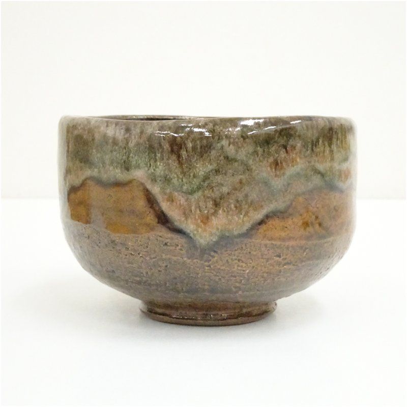 大樋焼 大樋一平造 茶碗（共箱） 茶道 抹茶 おしゃれ 抹茶茶碗 抹茶碗