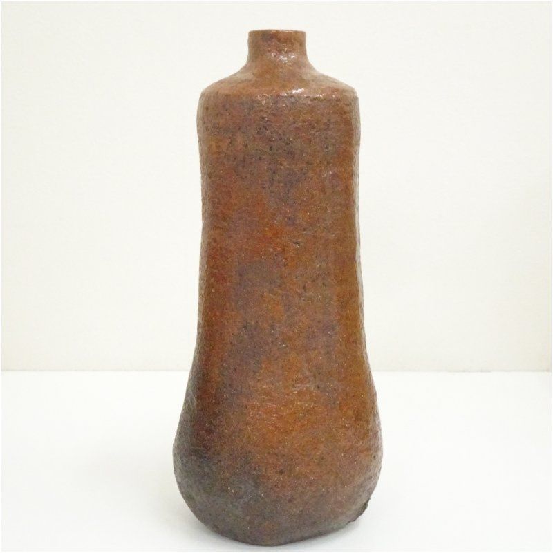 大樋焼 大樋長阿弥造 花入（共箱） 花入れ 茶道 茶道具 花瓶 花器