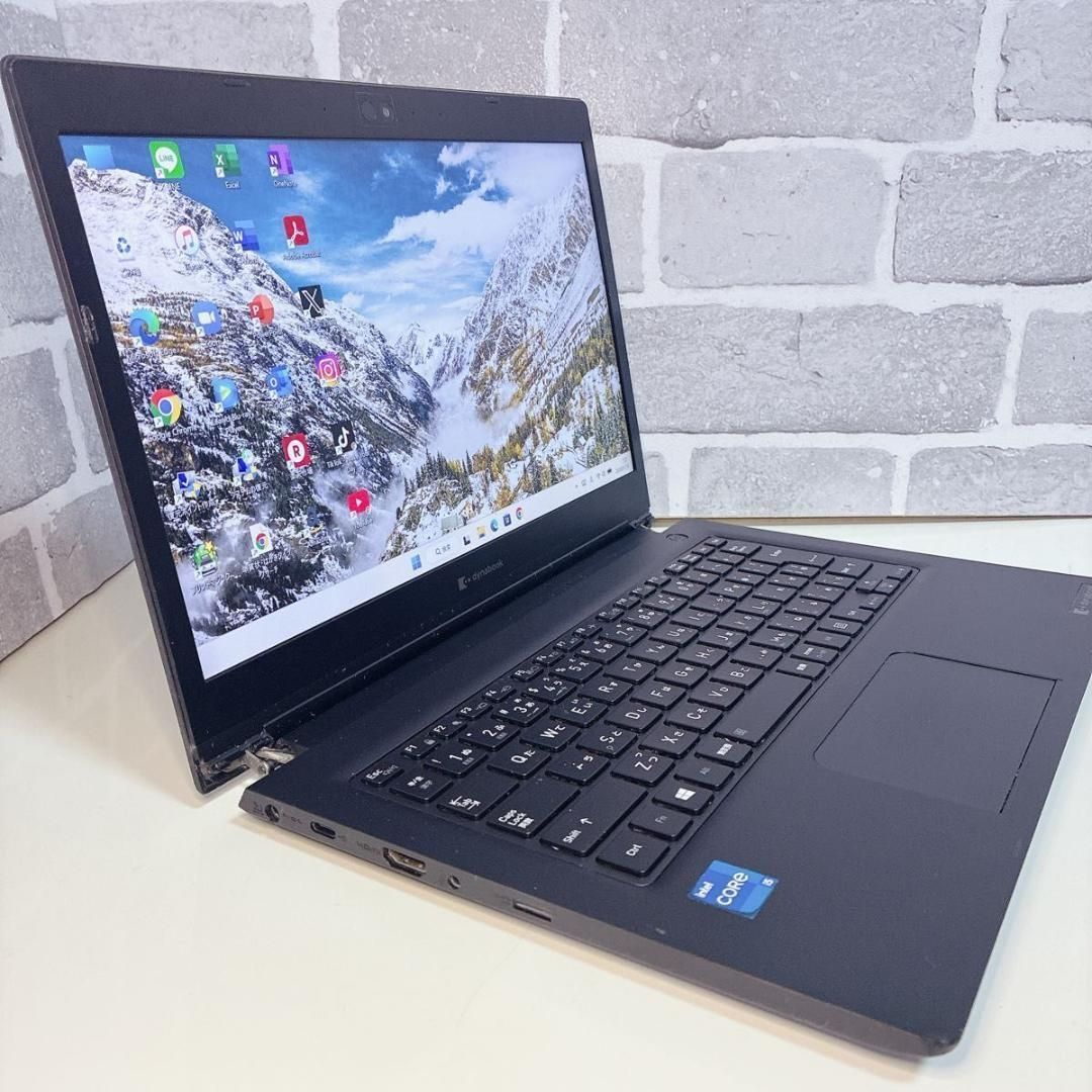 オフィス付き】11世代 東芝 dynabook コンパクト SSD 初期設定済