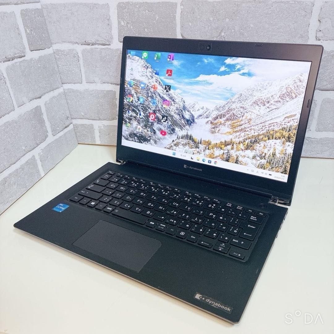 オフィス付き】11世代 東芝 dynabook コンパクト SSD 初期設定済