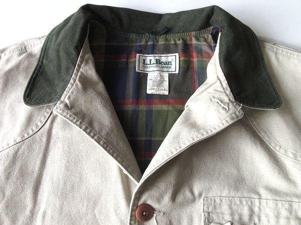 良好 80sビンテージ USA製 L.L.BEAN エルエルビーン コーデュロイ襟