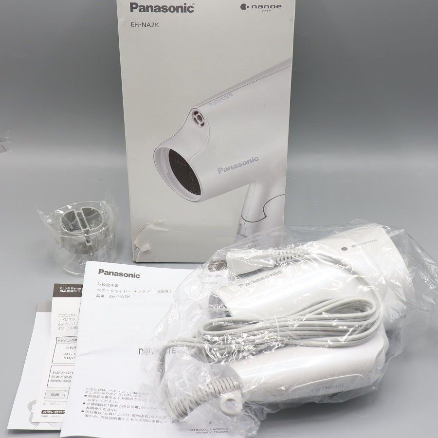 新品】パナソニック ナノケア EH-NA2K-W ホワイト ヘアドライヤー