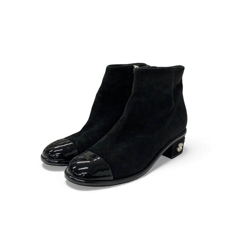 シャネル CHANEL ブーツ ショートブーツ 靴 シューズ スエード