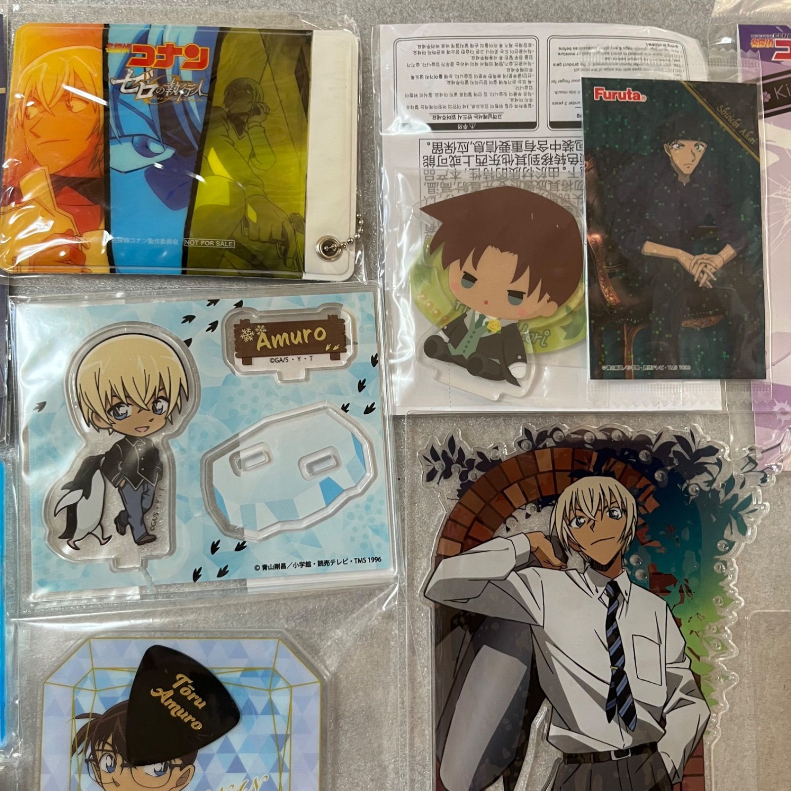 名探偵コナン 安室 蘭 灰原哀 まとめ売り 缶バッジ キーホルダー