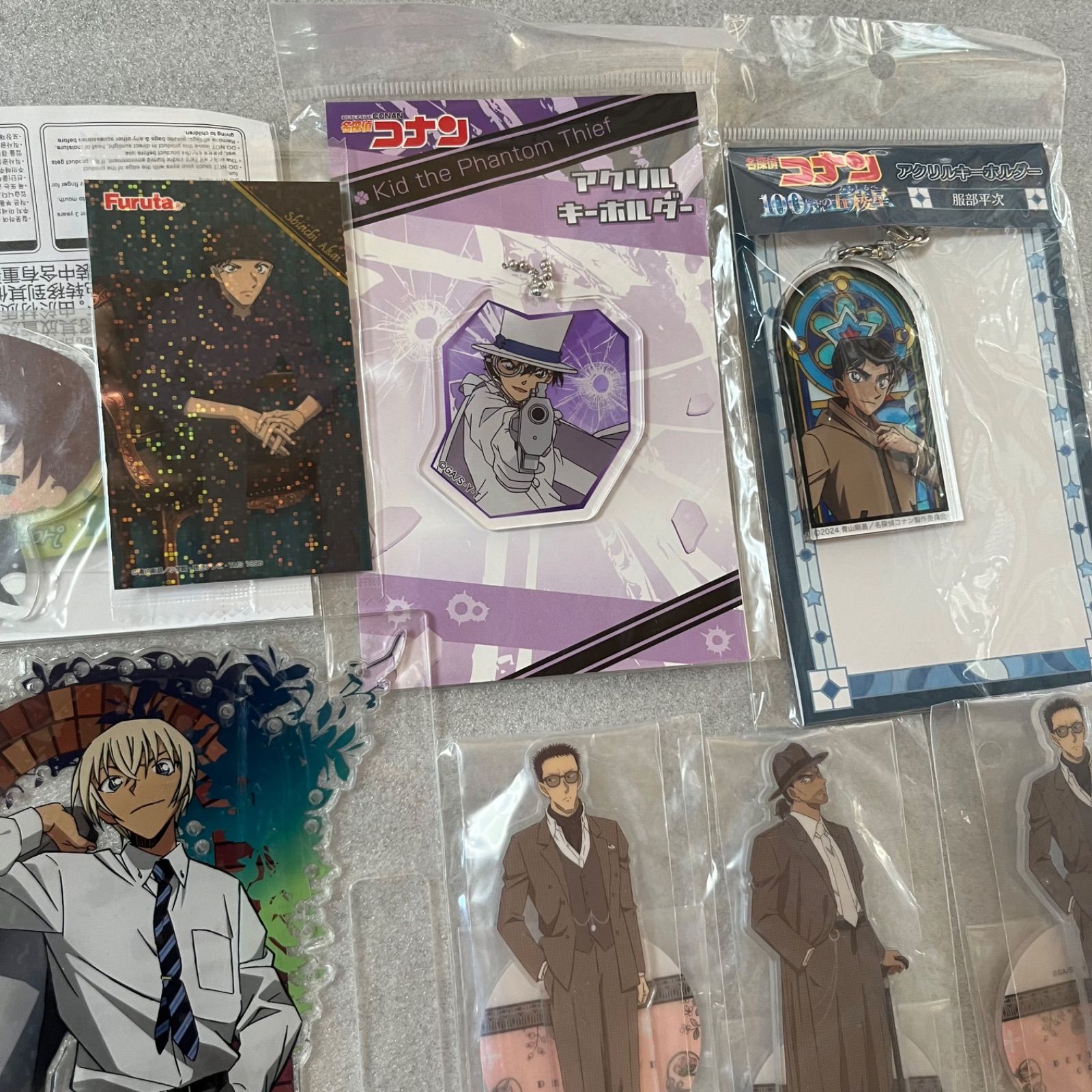 名探偵コナン 安室 蘭 灰原哀 まとめ売り 缶バッジ キーホルダー